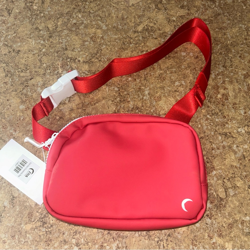 Zyia NWT Chic Red Crossbody Bag with Adjustable Strap